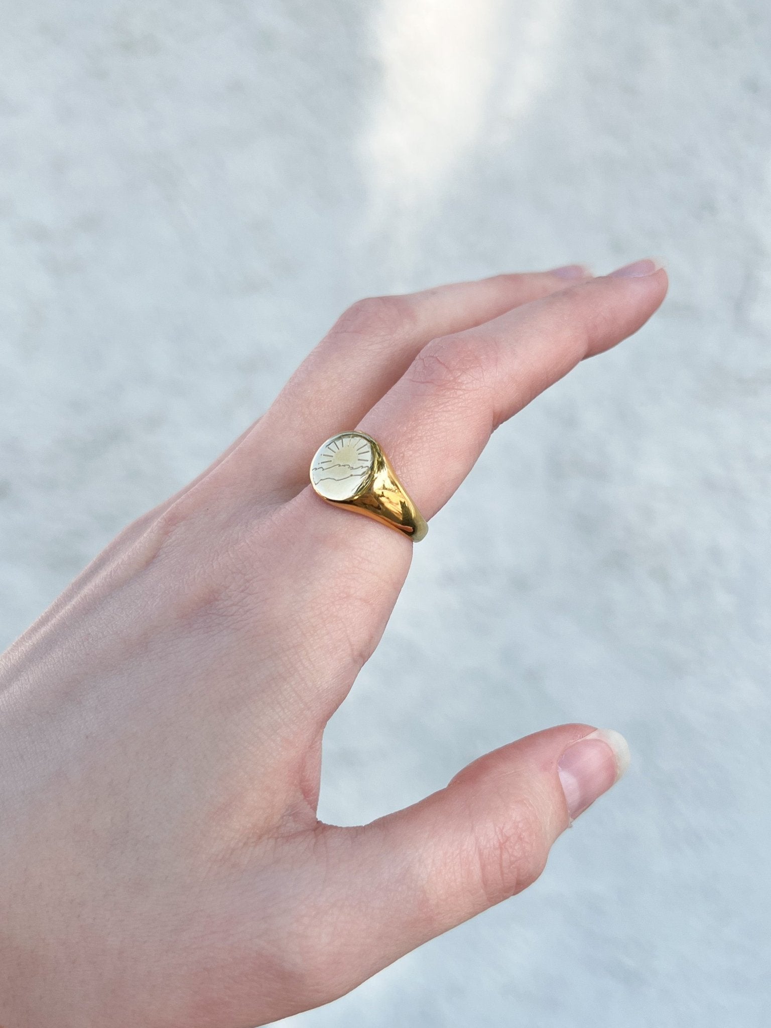 Mountain Ring in Gold (Nature’s Divinity) - Flaire & Co.