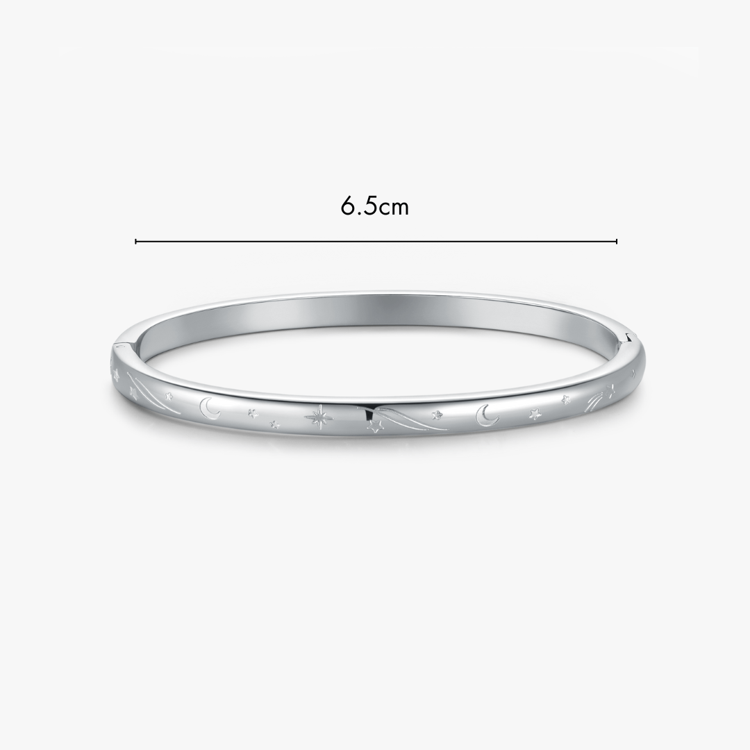 Night Sky Stacker Cuff Bangle Bracelet - Flaire & Co.