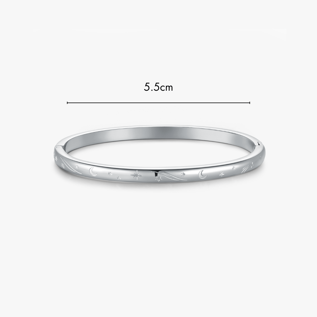Night Sky Stacker Cuff Bangle Bracelet - Flaire & Co.