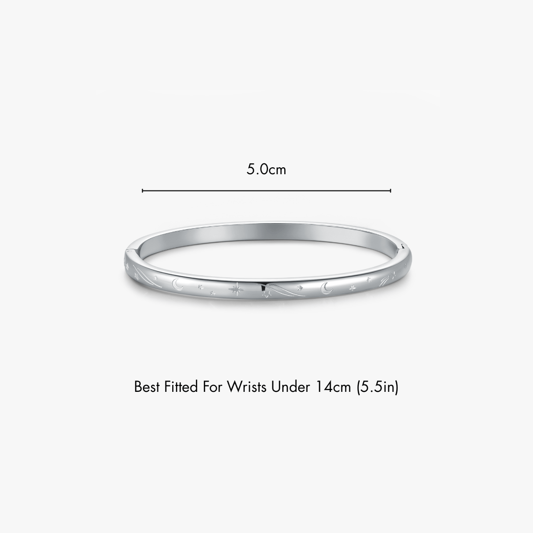 Night Sky Stacker Cuff Bangle Bracelet - Flaire & Co.