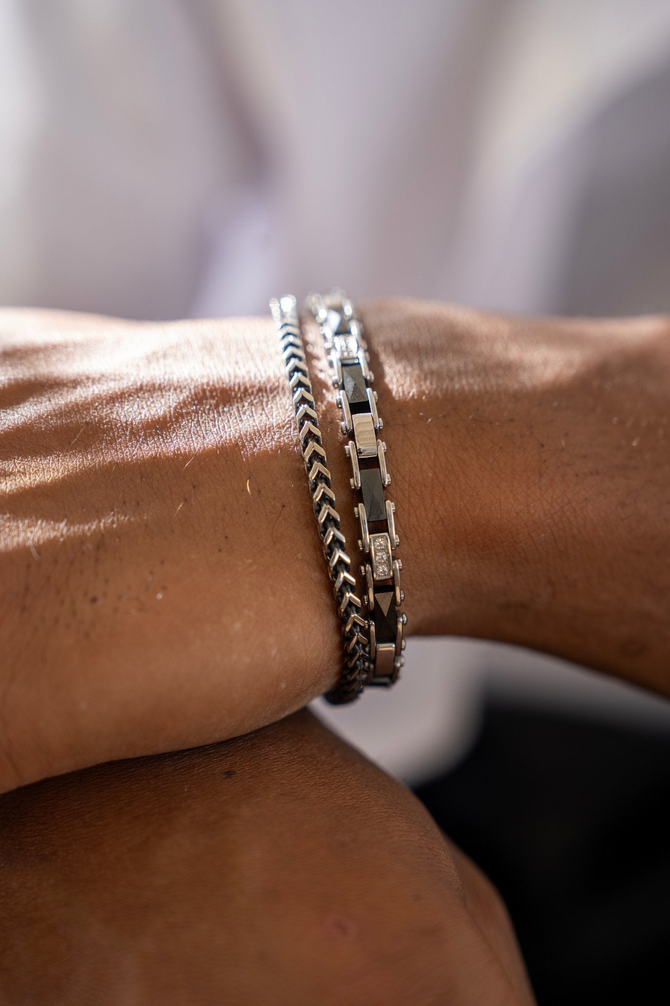 Parker Bracelet in Silver (Unisex) - Flaire & Co.