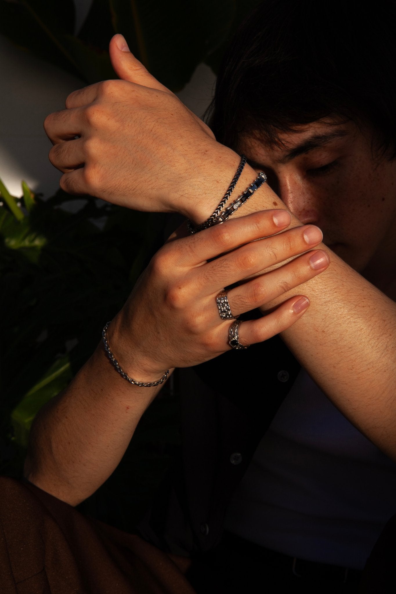 Parker Bracelet in Silver (Unisex) - Flaire & Co.