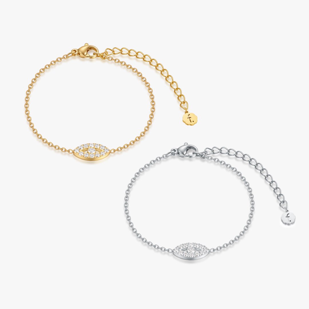 Pave Eye Bracelet - Flaire & Co.