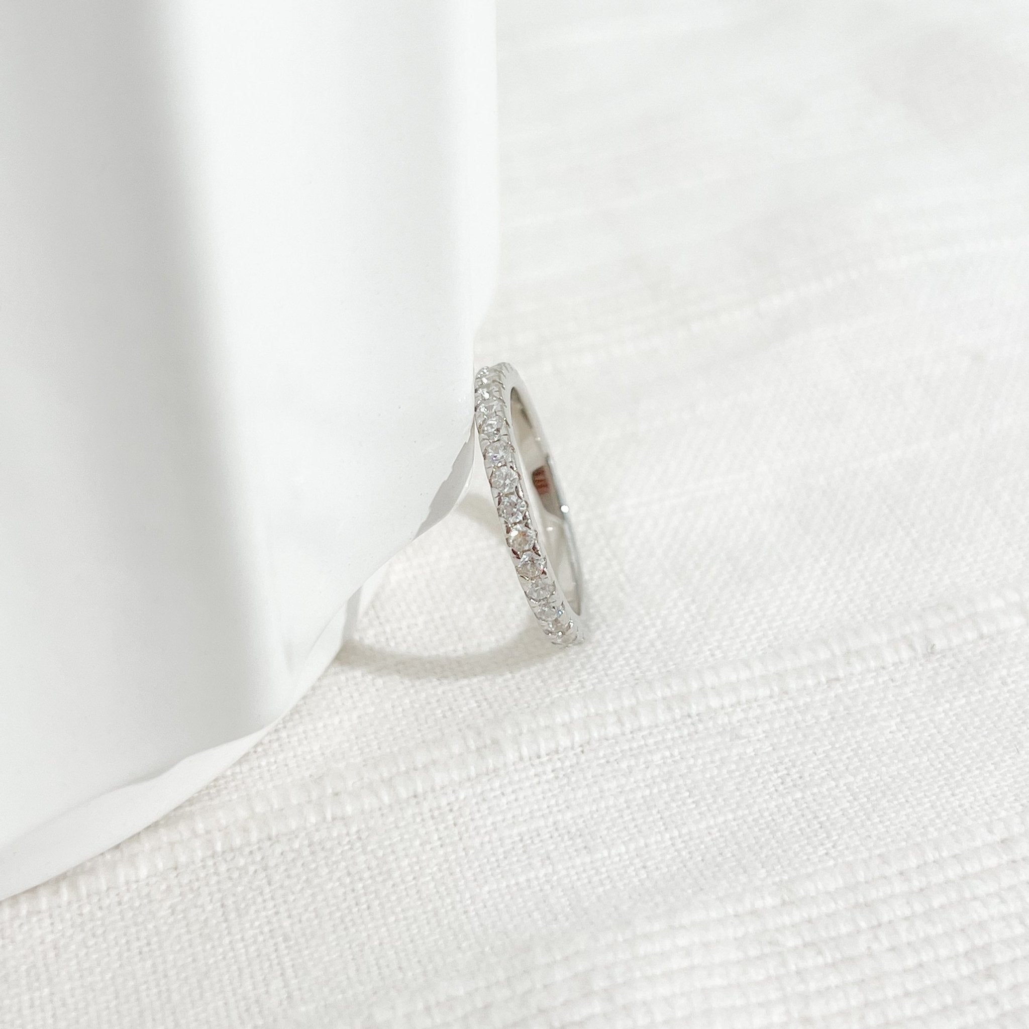 Pave Gem Sterling Silver Ring - Flaire & Co.