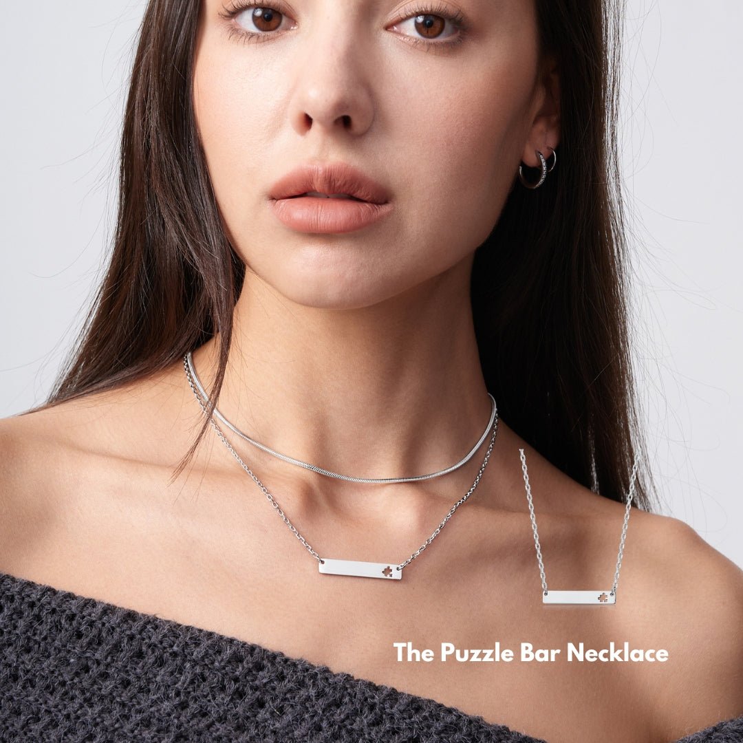 Puzzle Necklaces (Autism Awareness Month) - Flaire & Co.