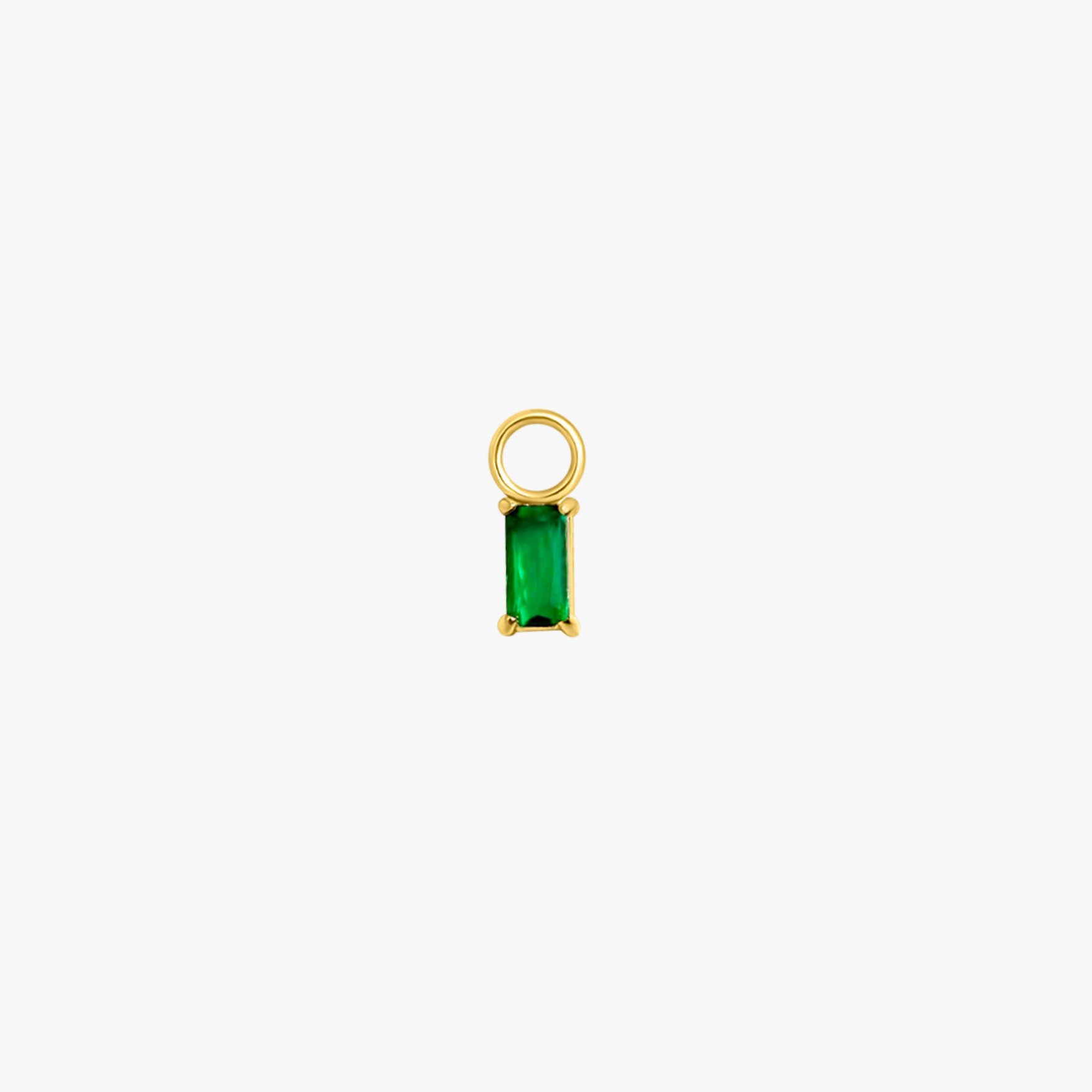 Rectangle Hoop Charms in Gold - Flaire & Co.