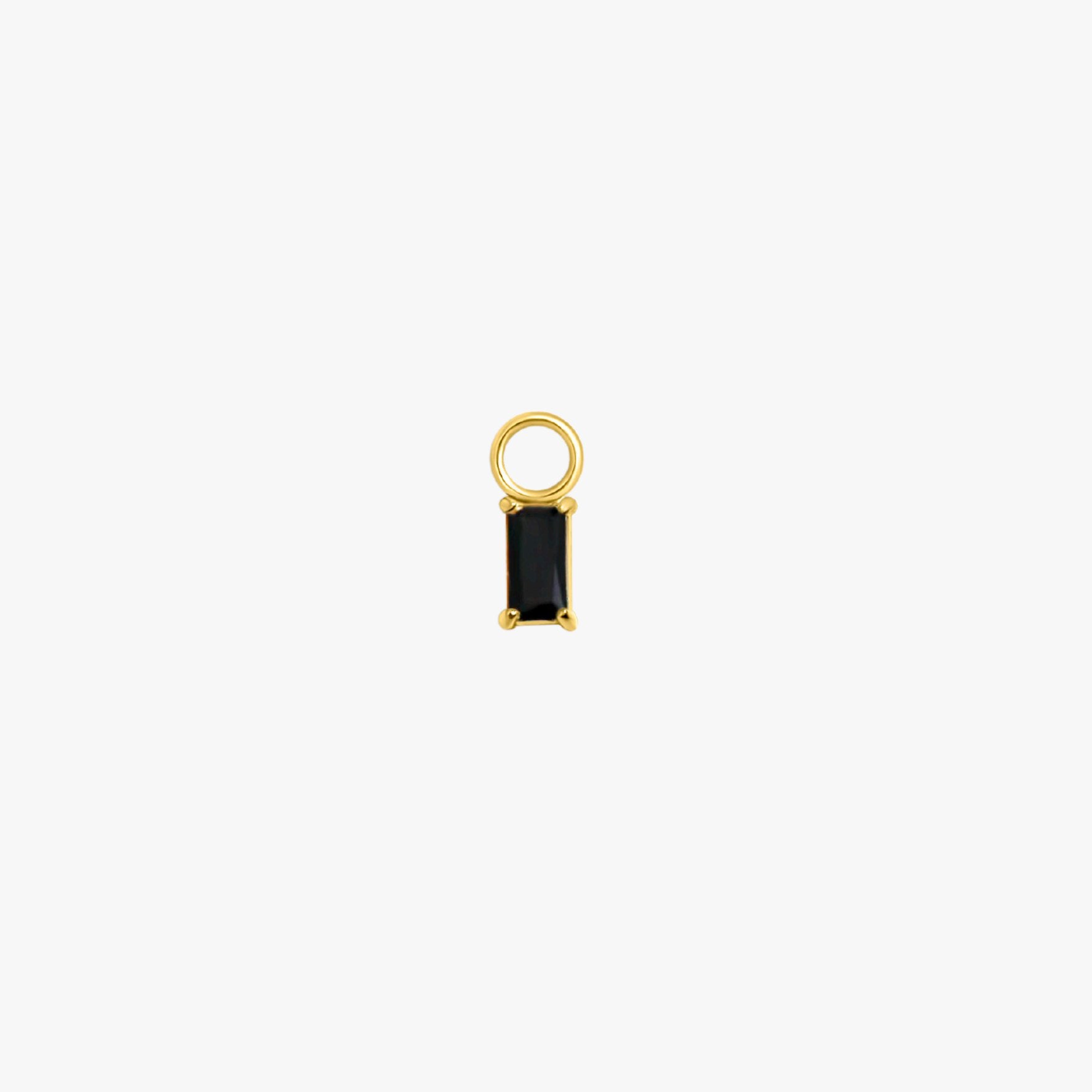 Rectangle Hoop Charms in Gold - Flaire & Co.