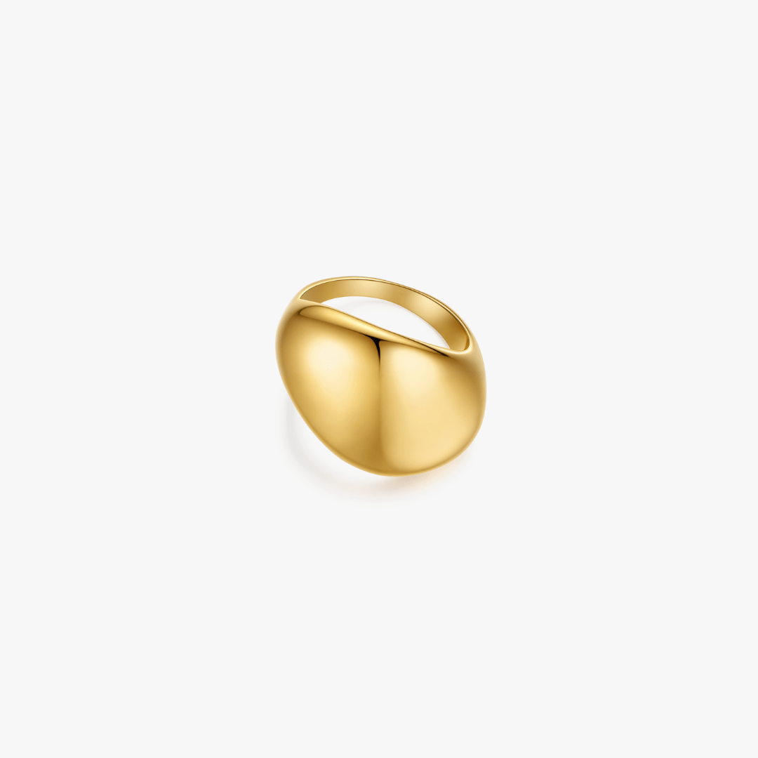 Rhea Sculptural Dome Ring - Flaire & Co.