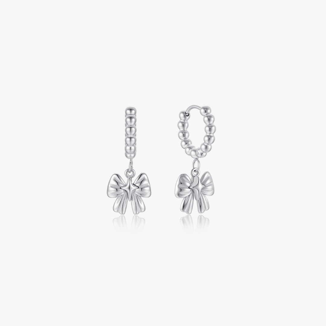Rosette Bow Earrings - Flaire & Co.