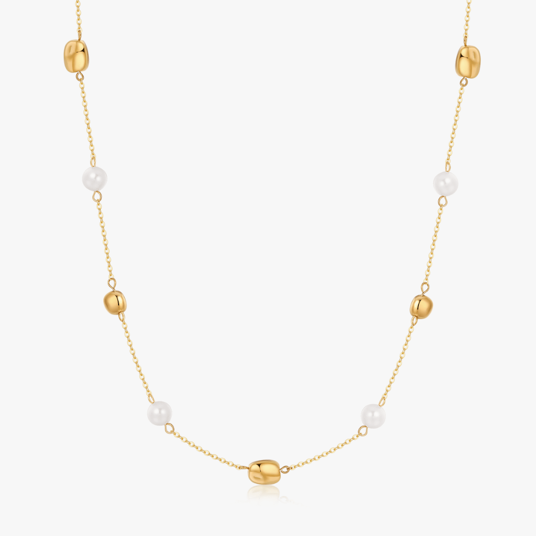 Sabina Pearl Necklace - Flaire & Co.