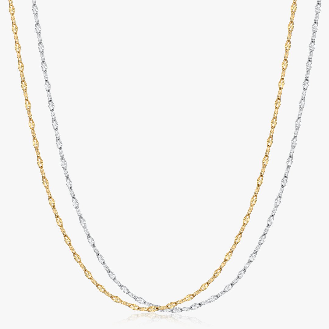 Sequin Chain Necklace - Flaire & Co.