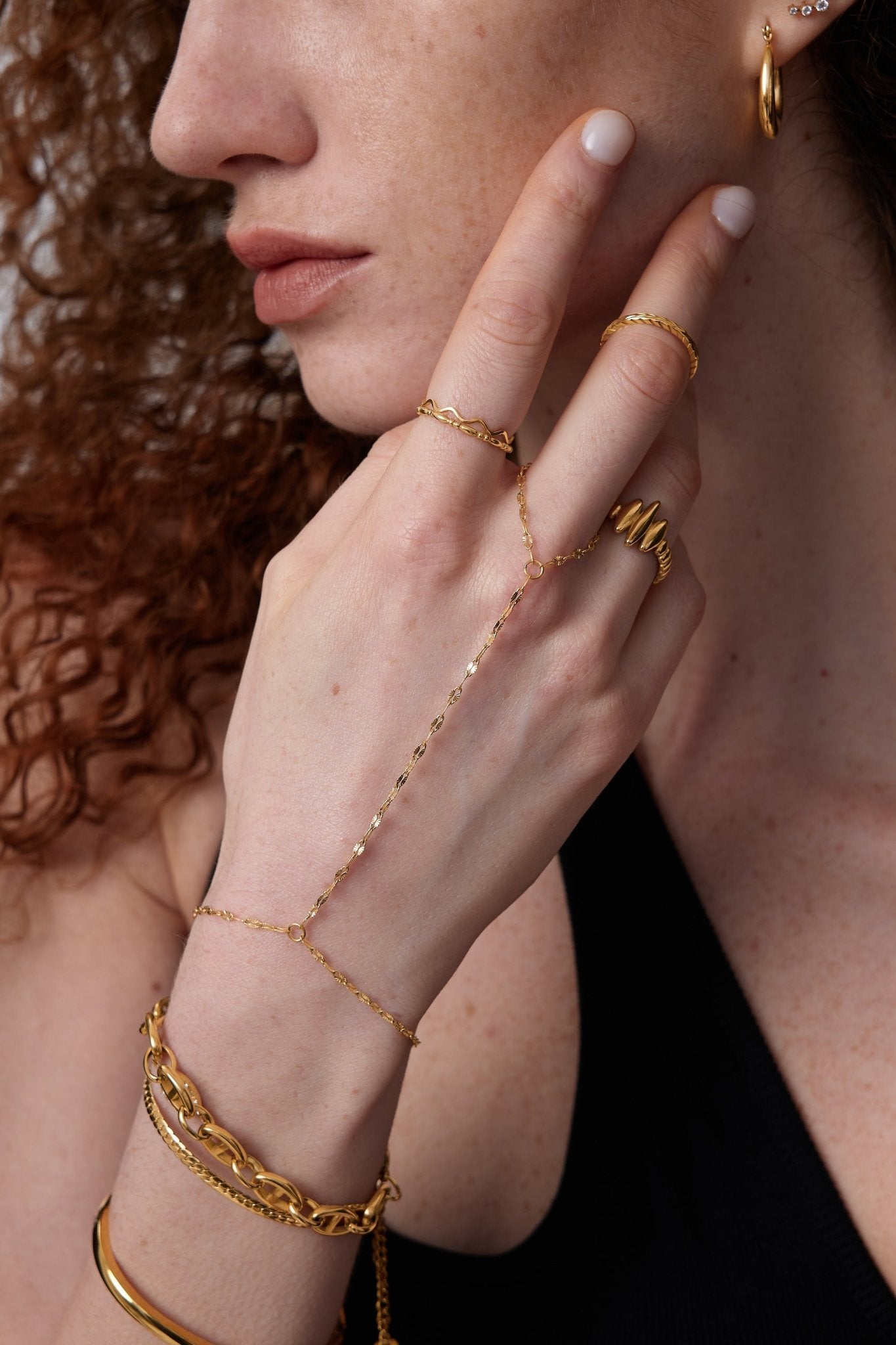 Sequin Hand Chain - Flaire & Co.