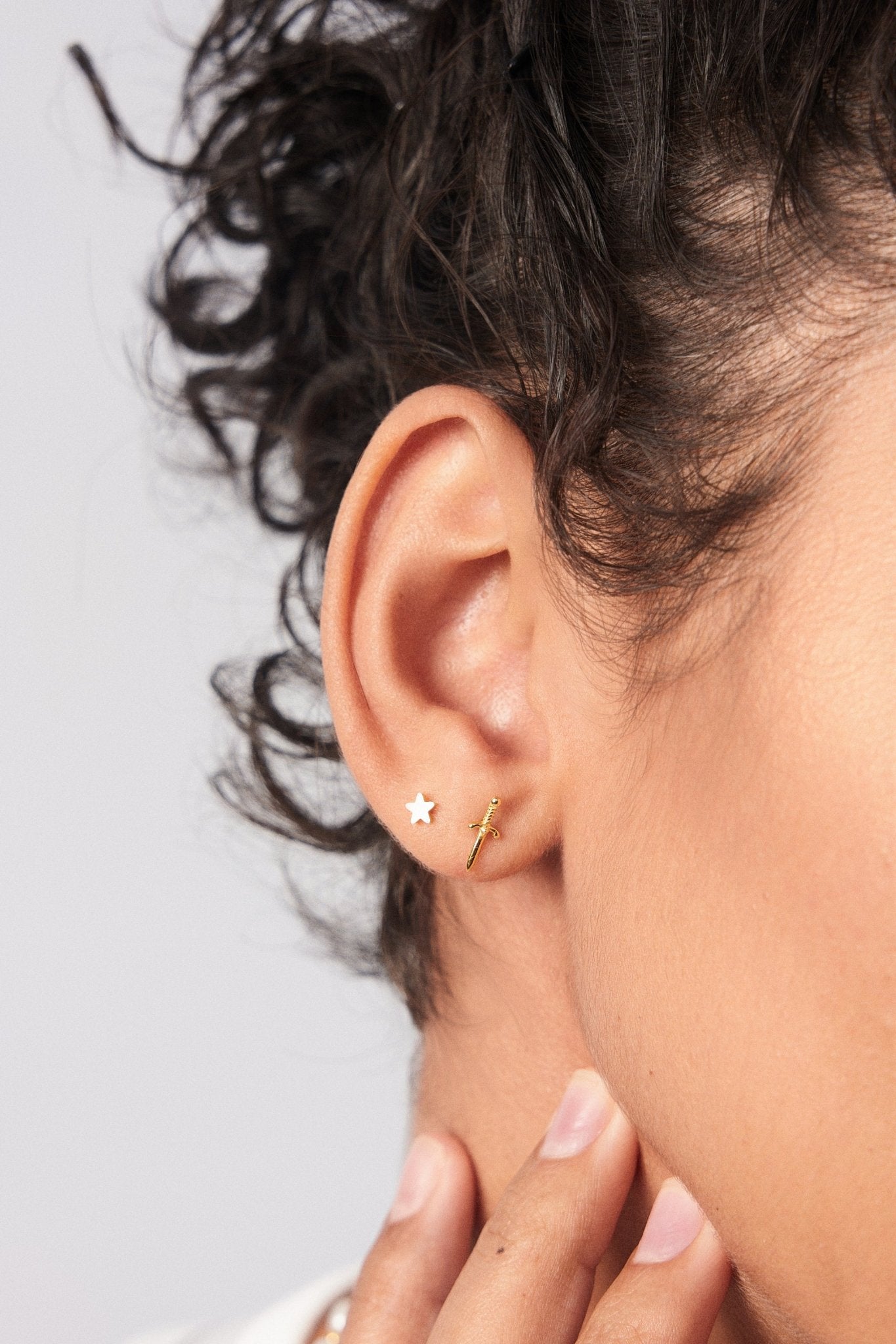Shining Star Stud in Gold - Flaire & Co.