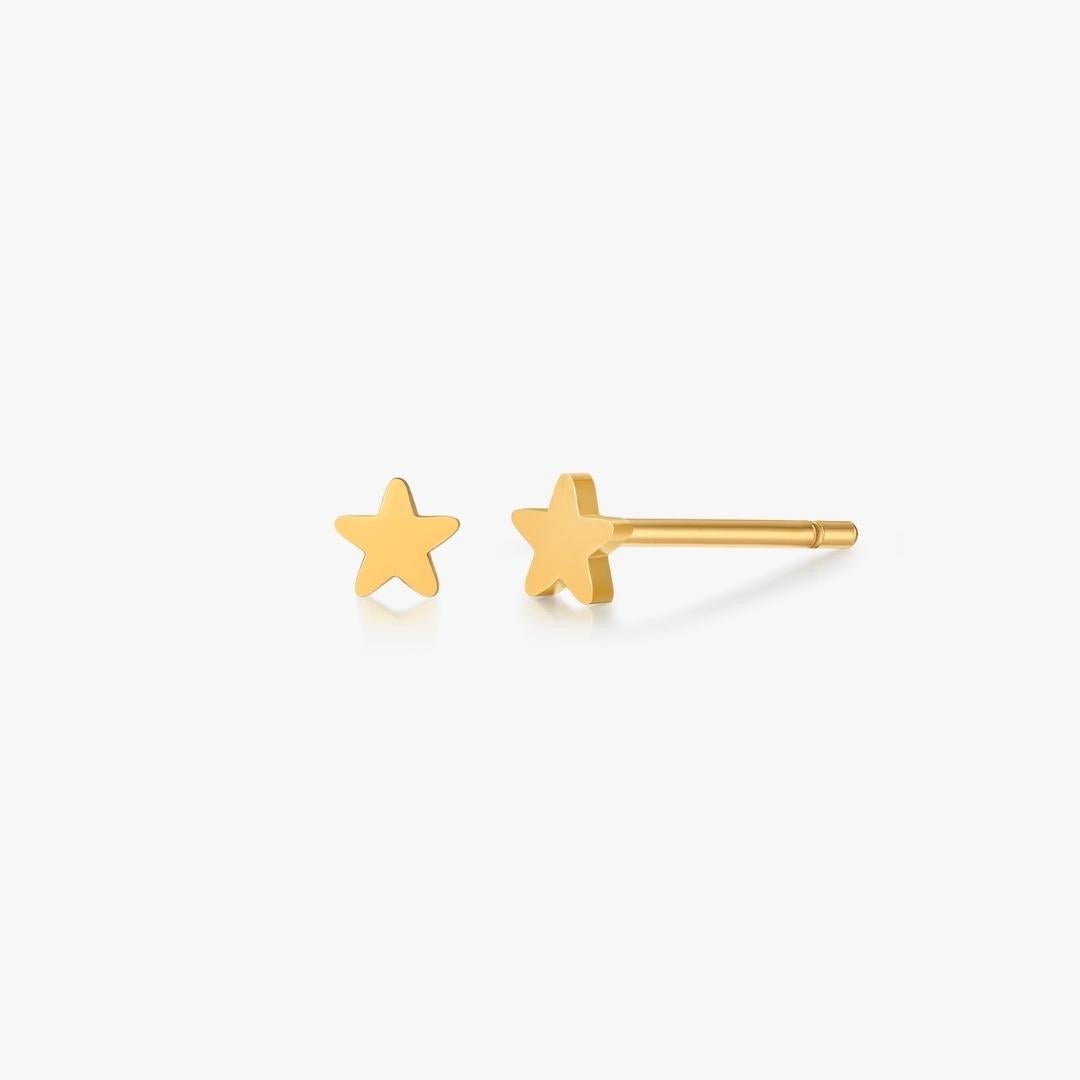 Shining Star Stud in Gold - Flaire & Co.