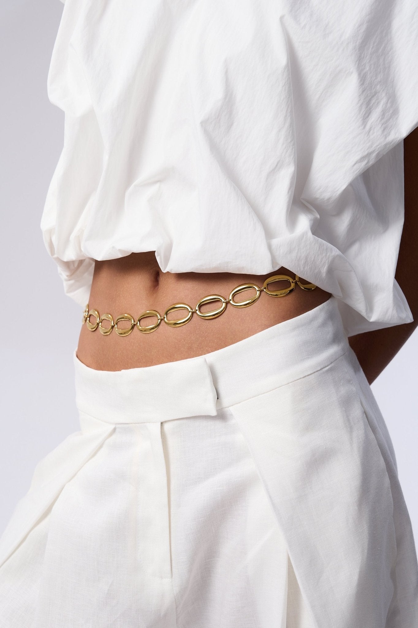Sienna Chunky Link Waist Chain - Flaire & Co.