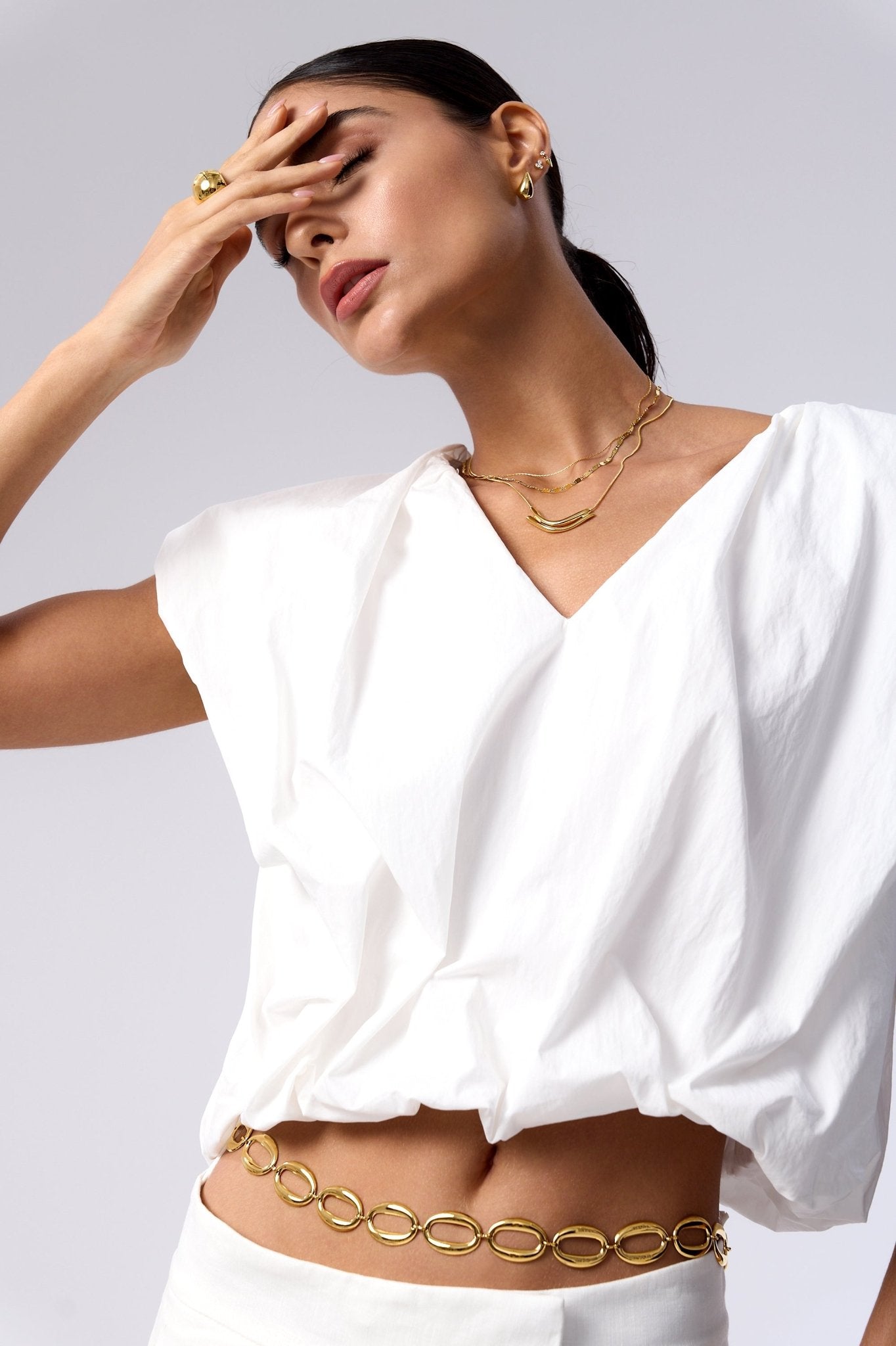 Sienna Chunky Link Waist Chain - Flaire & Co.