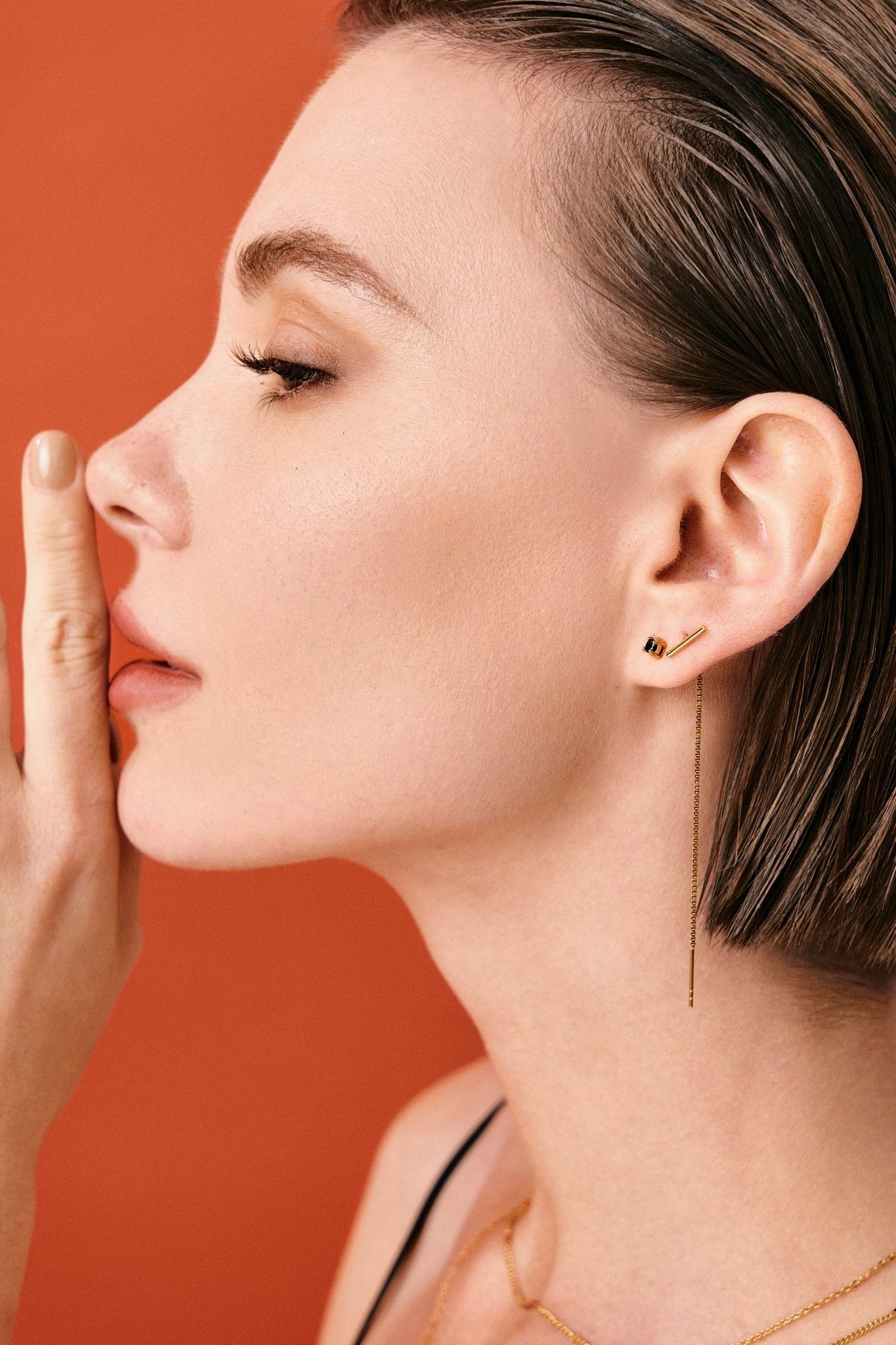 Simple CZ Studs in Gold - Flaire & Co.
