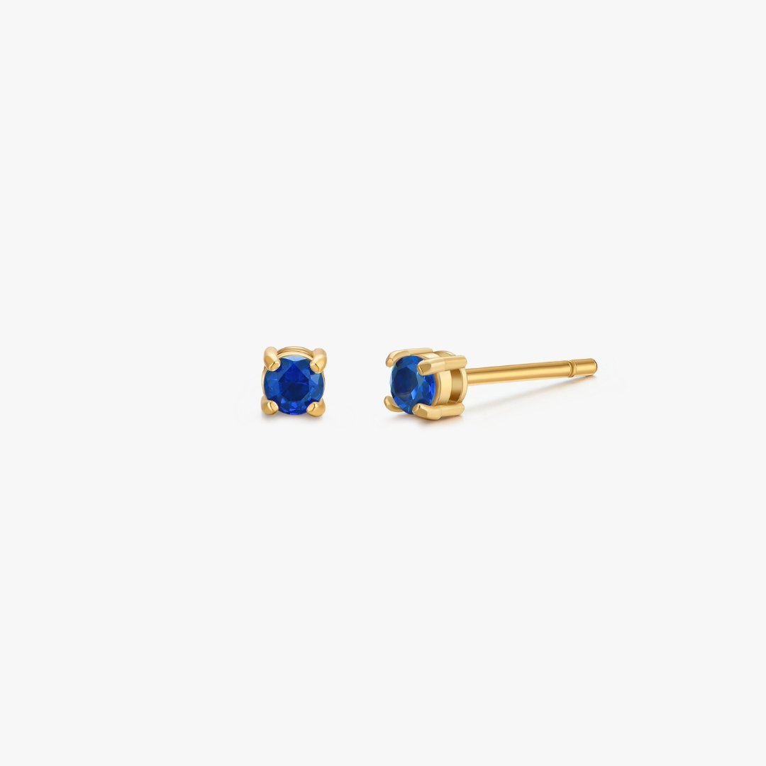 Simple CZ Studs in Gold - Flaire & Co.