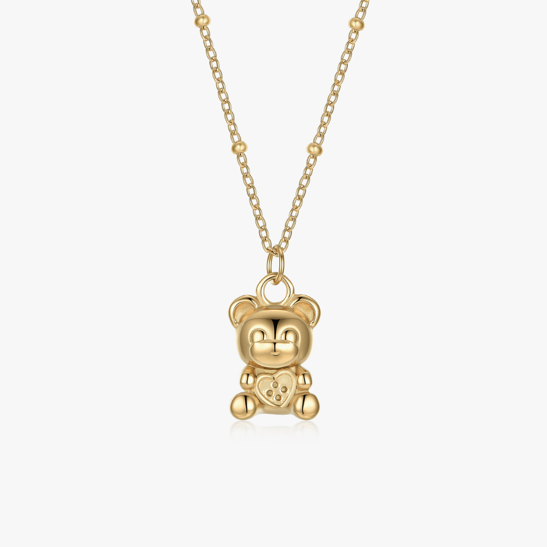 Snuggle Bear Necklace - Flaire & Co.