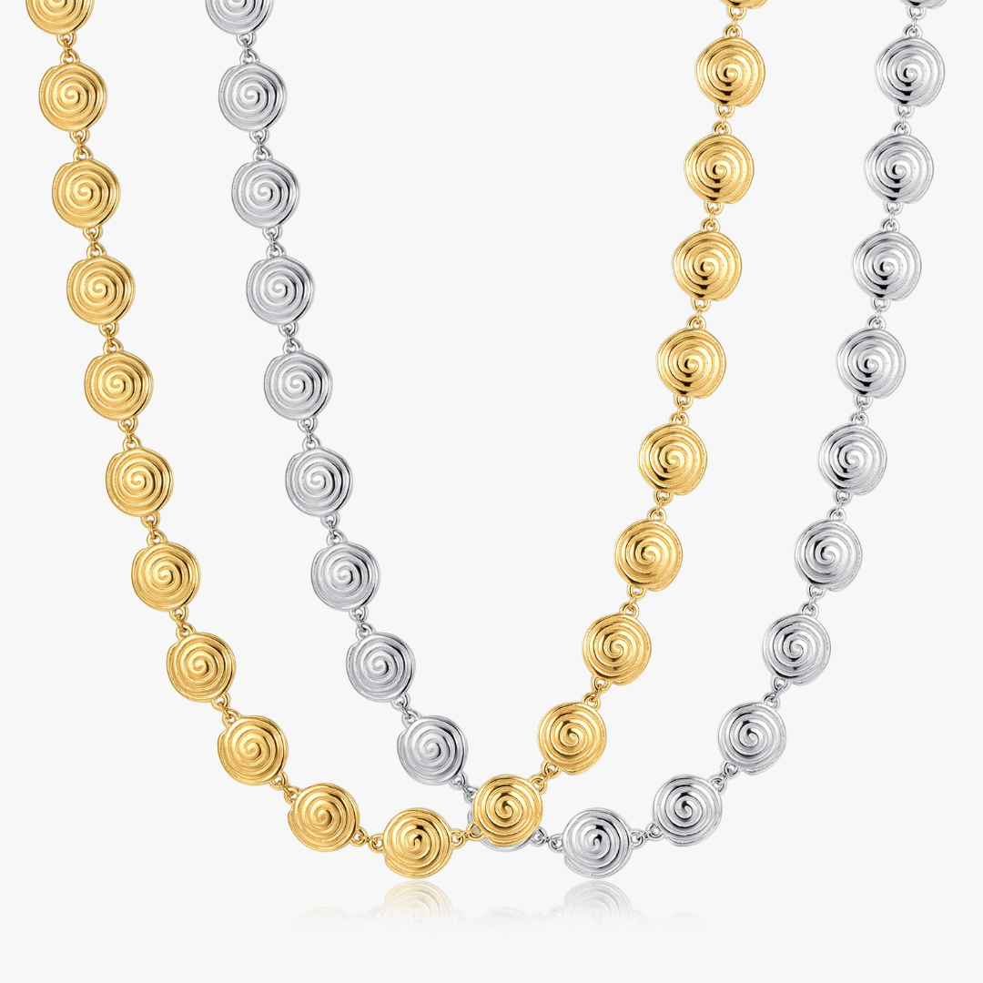 Spiral Necklace (Greek Inspired Collection) | Flaire & Co.