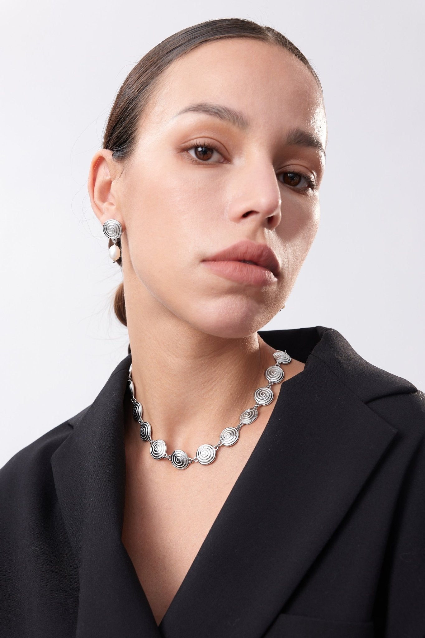 Spiral Necklace (Greek Inspired Collection) - Flaire & Co.