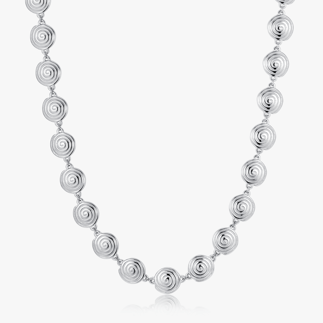 Spiral Necklace (Greek Inspired Collection) - Flaire & Co.