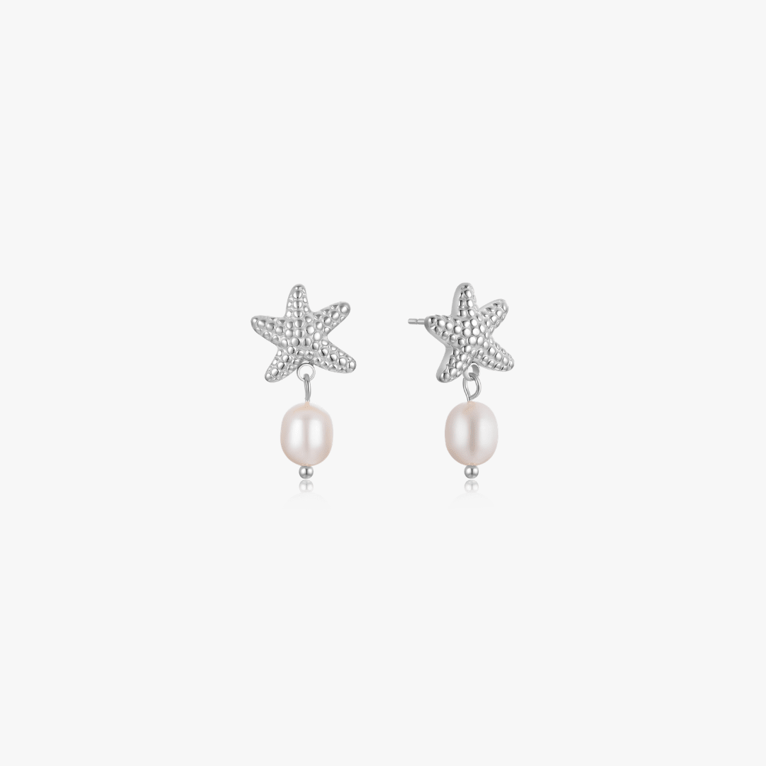 Starfish Pearl Earrings - Flaire & Co.