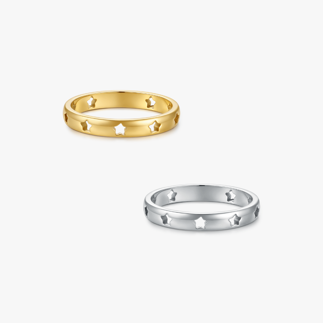 Stars Band Ring - Flaire & Co.