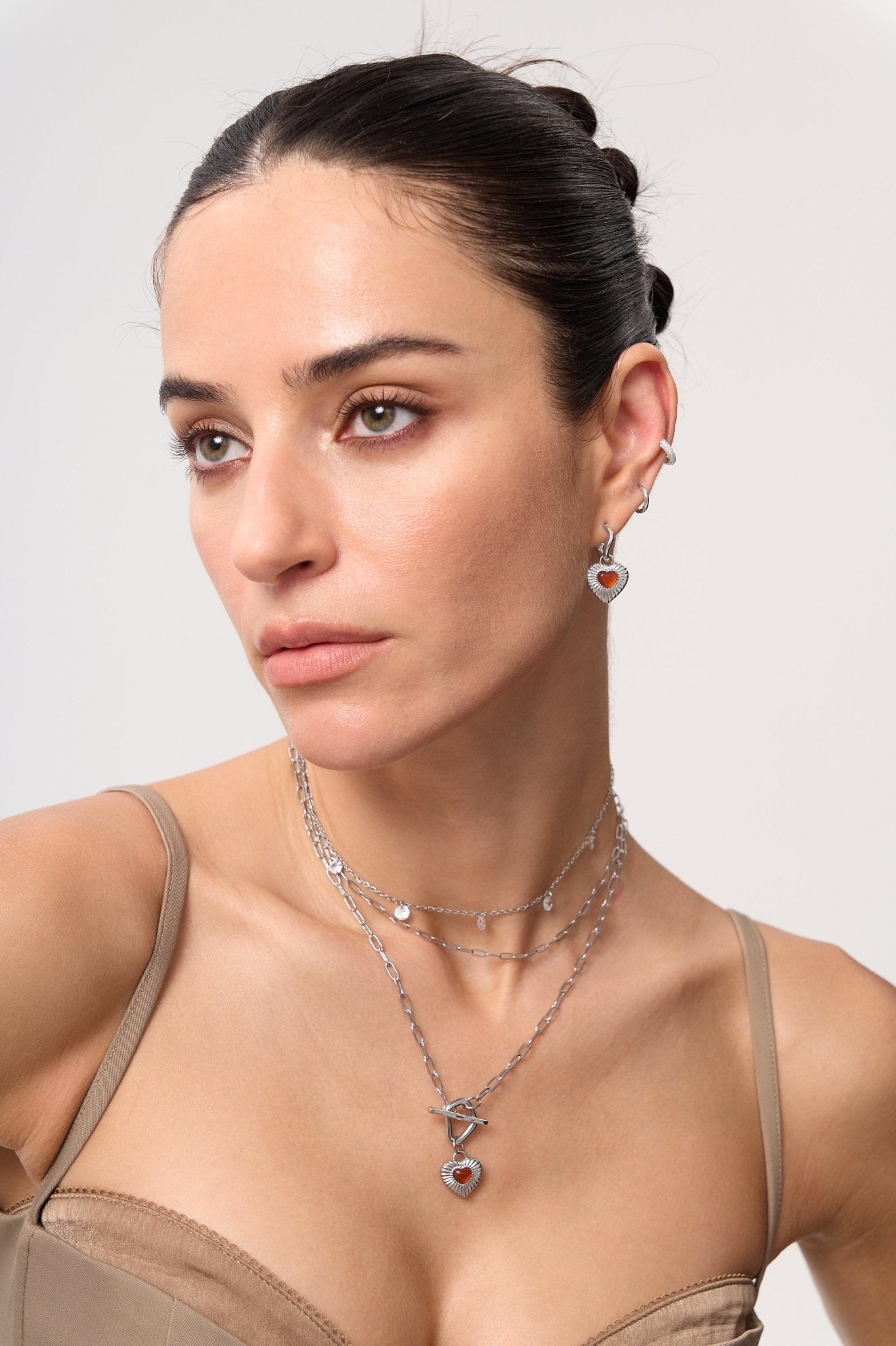 Sunburst Heart Necklace - Flaire & Co.