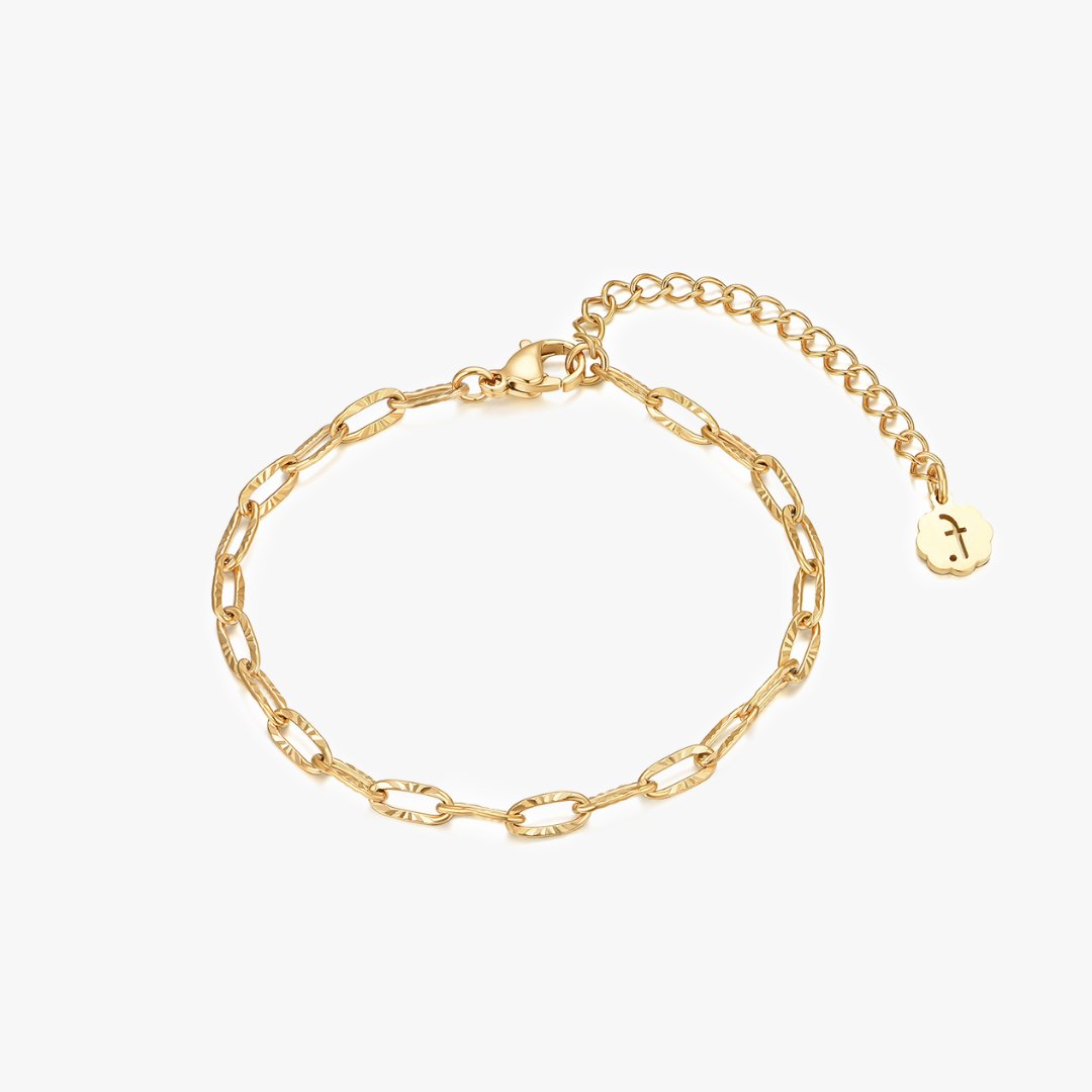 Sunburst Link Chain Bracelet - Flaire & Co.