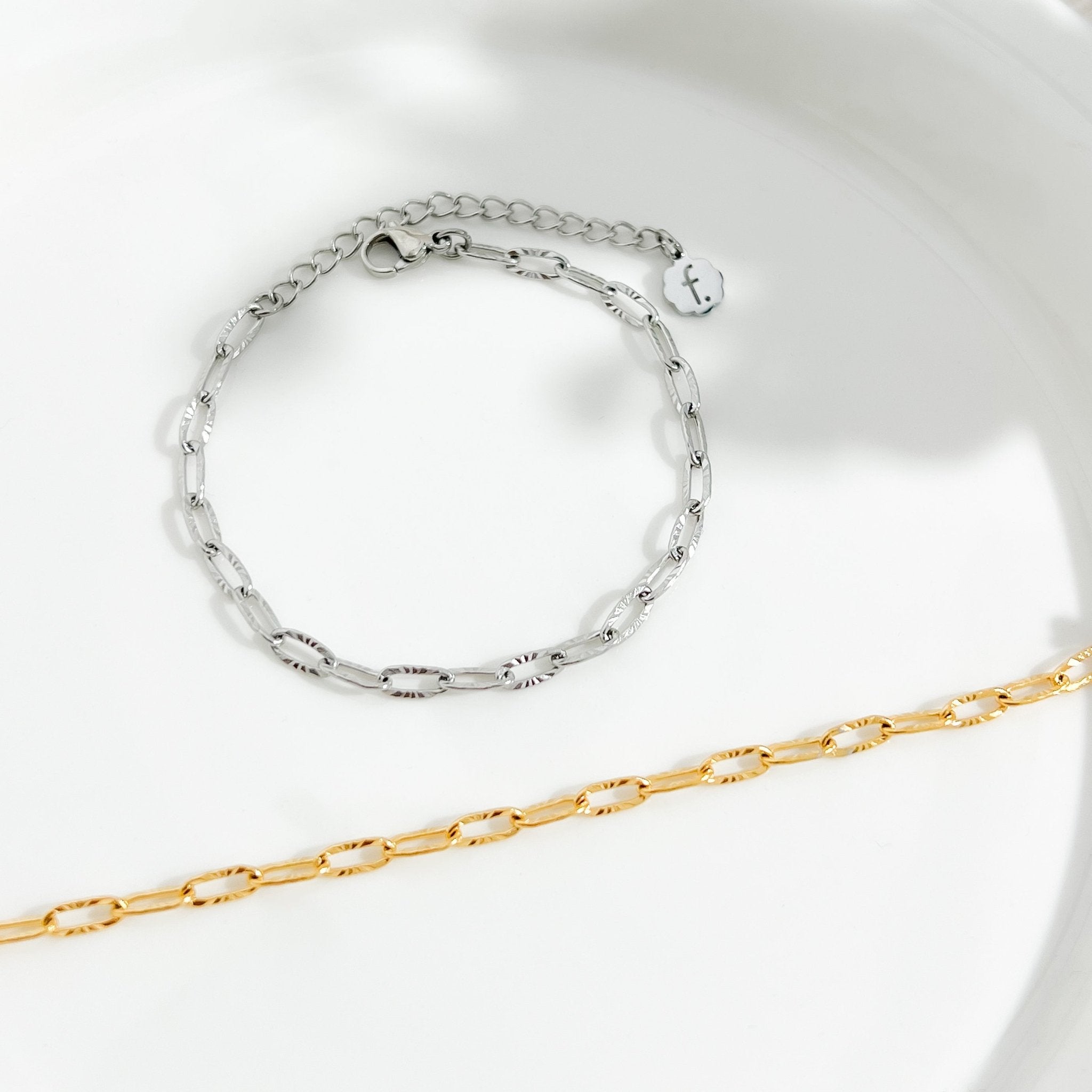 Sunburst Link Chain Bracelet - Flaire & Co.
