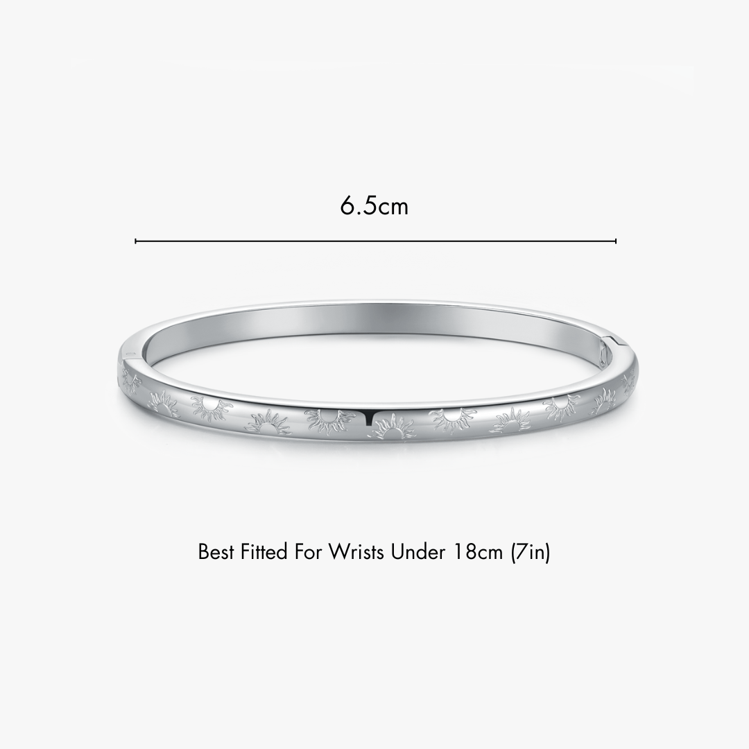 Sunlight Stacker Cuff Bangle Bracelet - Flaire & Co.