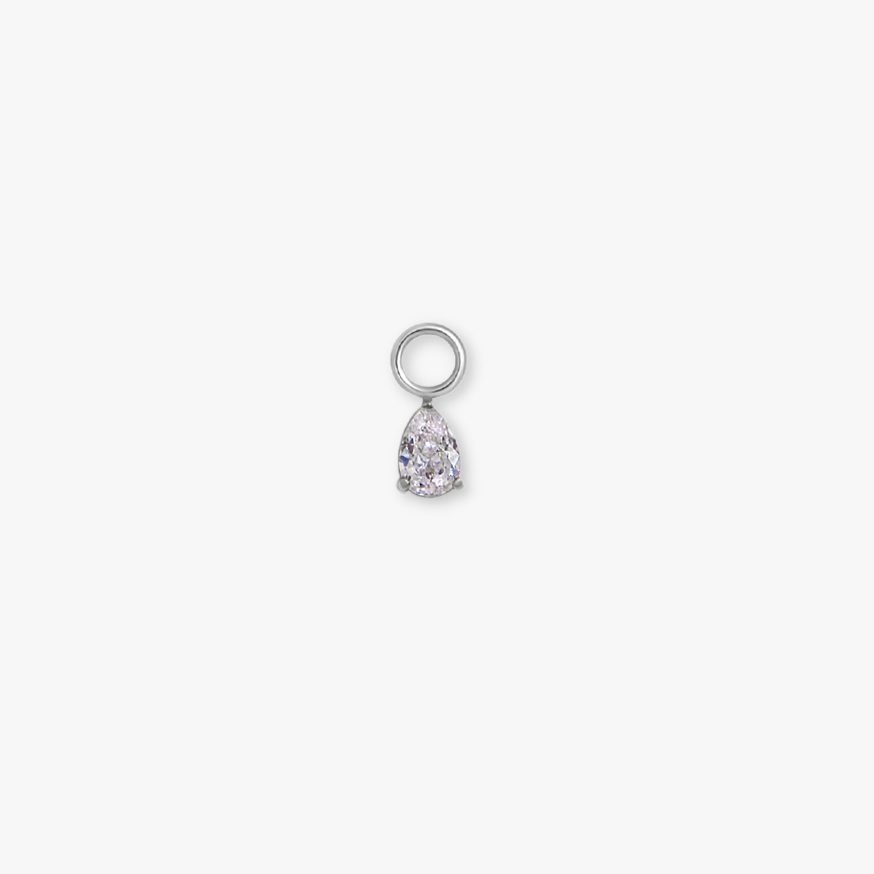 Tear Drop Hoop Charms - Flaire & Co.