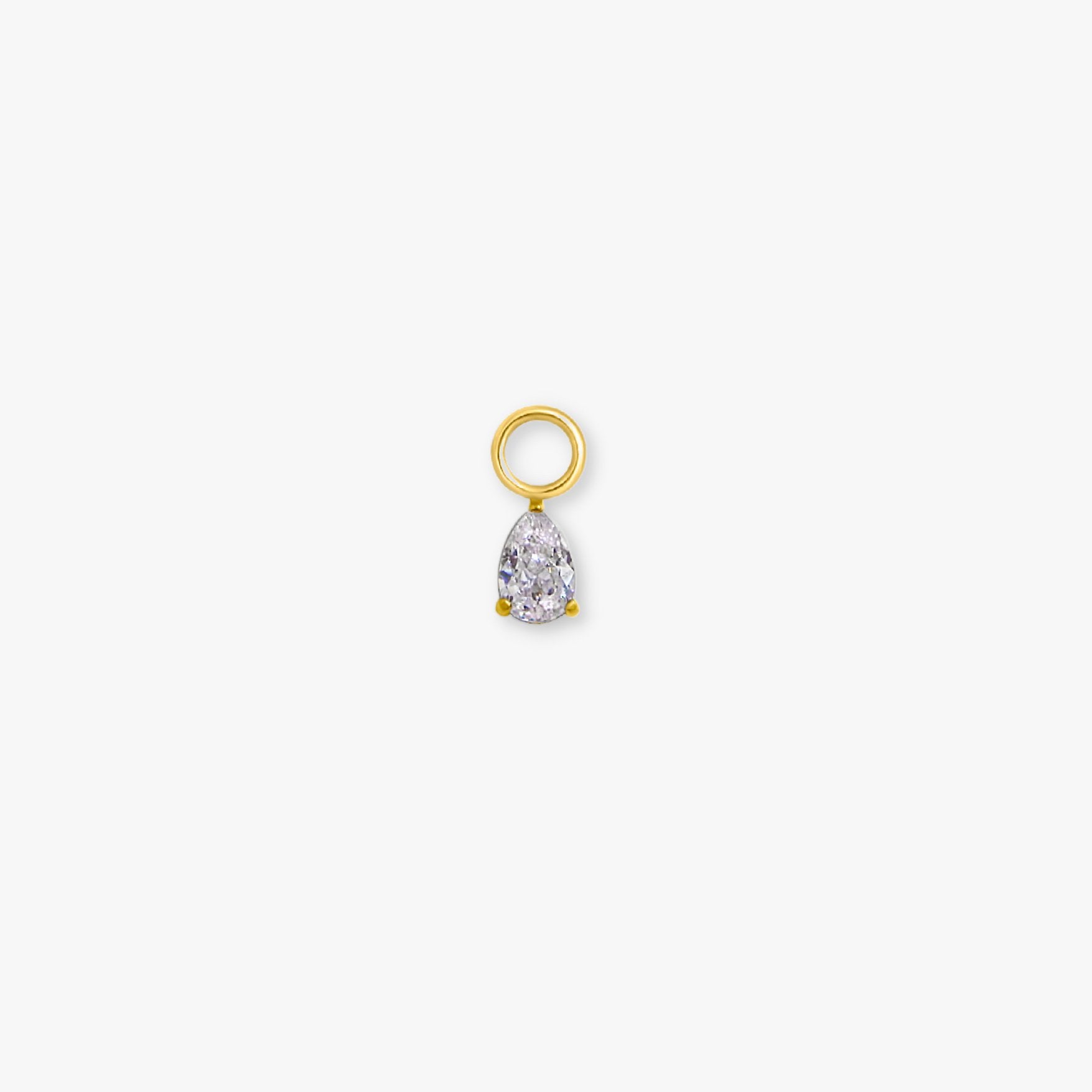 Tear Drop Hoop Charms - Flaire & Co.