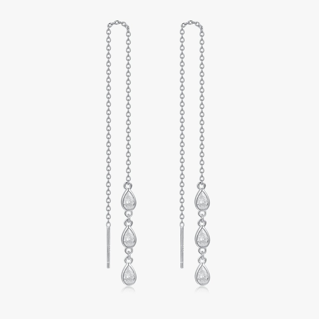Tear Drop Long Threaders - Flaire & Co.