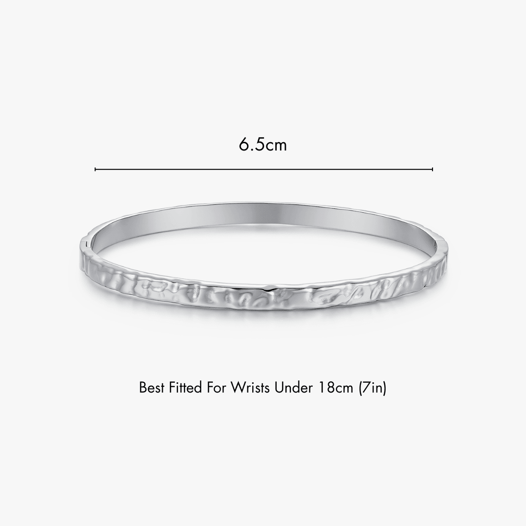 Textured Stacker Cuff Bangle - Flaire & Co.