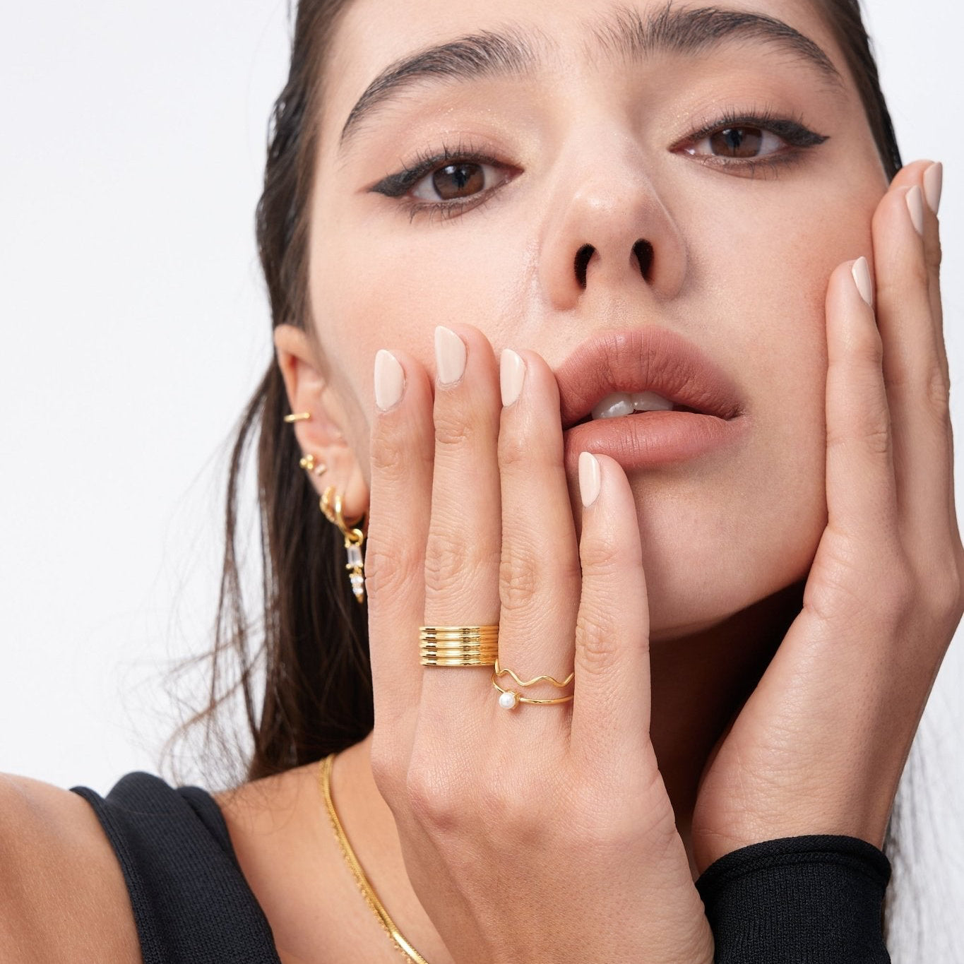 The Maeve Ribbed Ring - Flaire & Co.