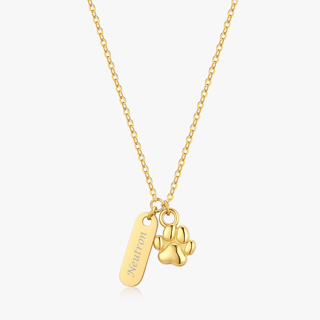 The Tag Necklace (Pawsitive Change Collection) - Flaire & Co.