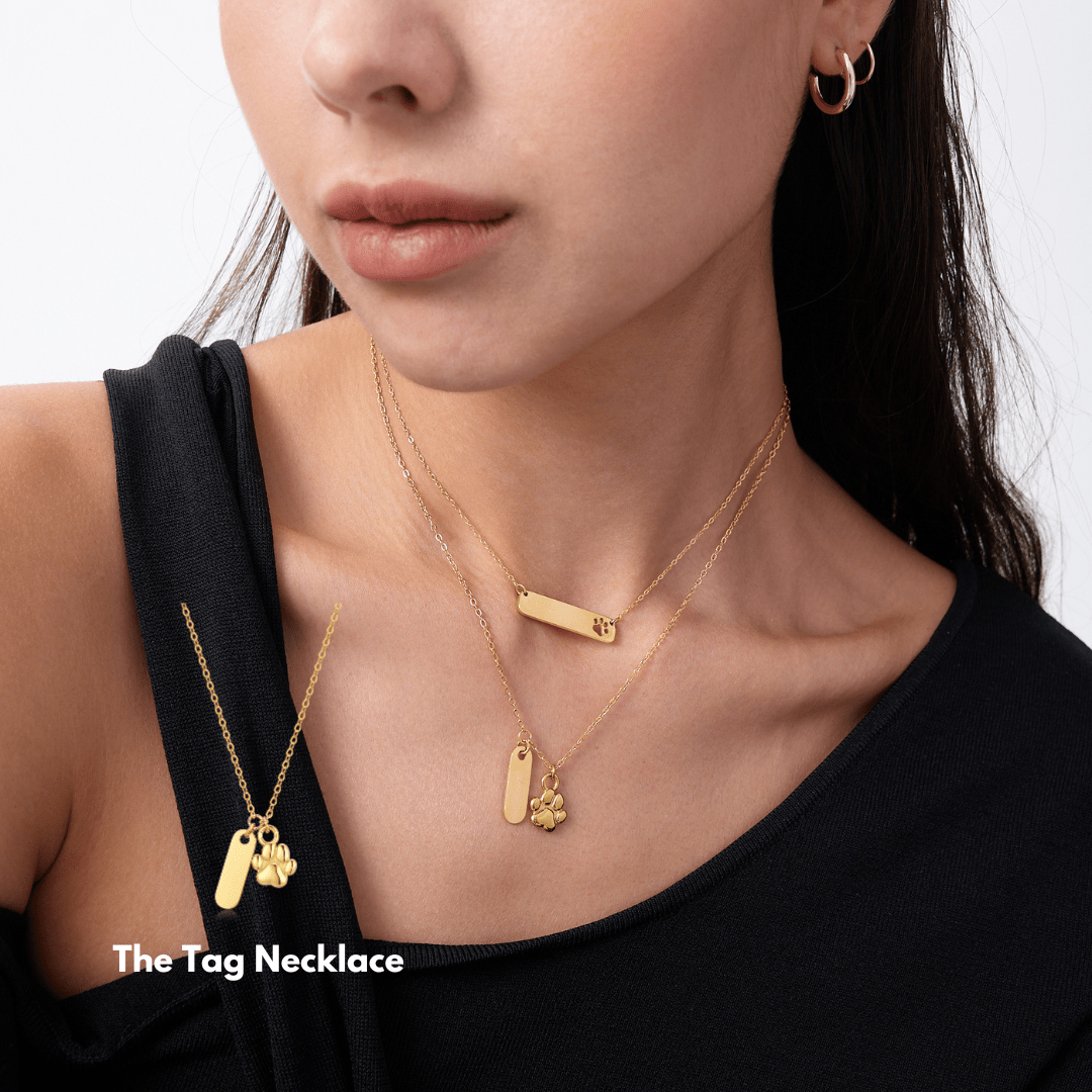 The Tag Necklace (Pawsitive Change Collection) - Flaire & Co.