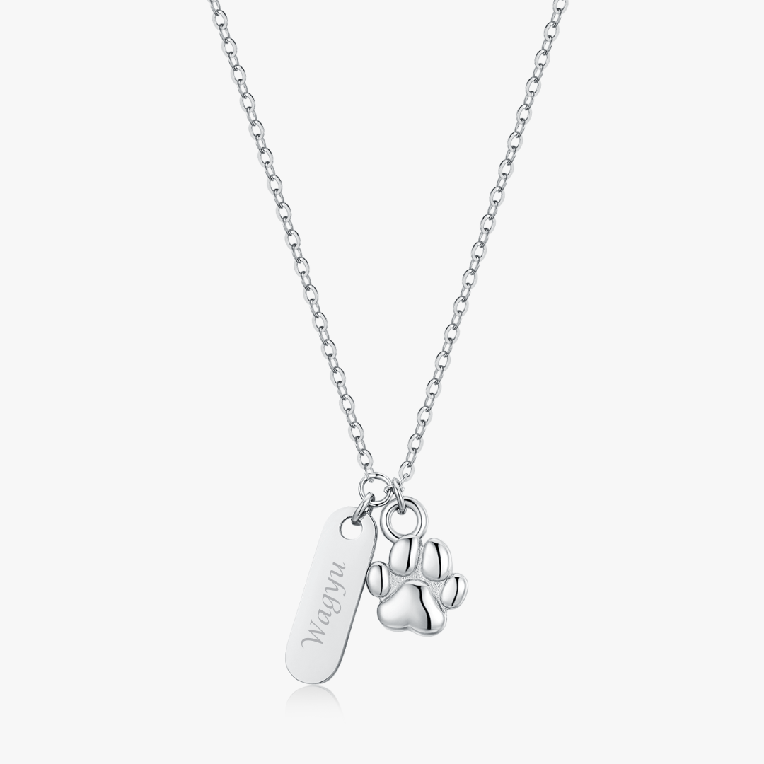 The Tag Necklace (Pawsitive Change Collection) - Flaire & Co.