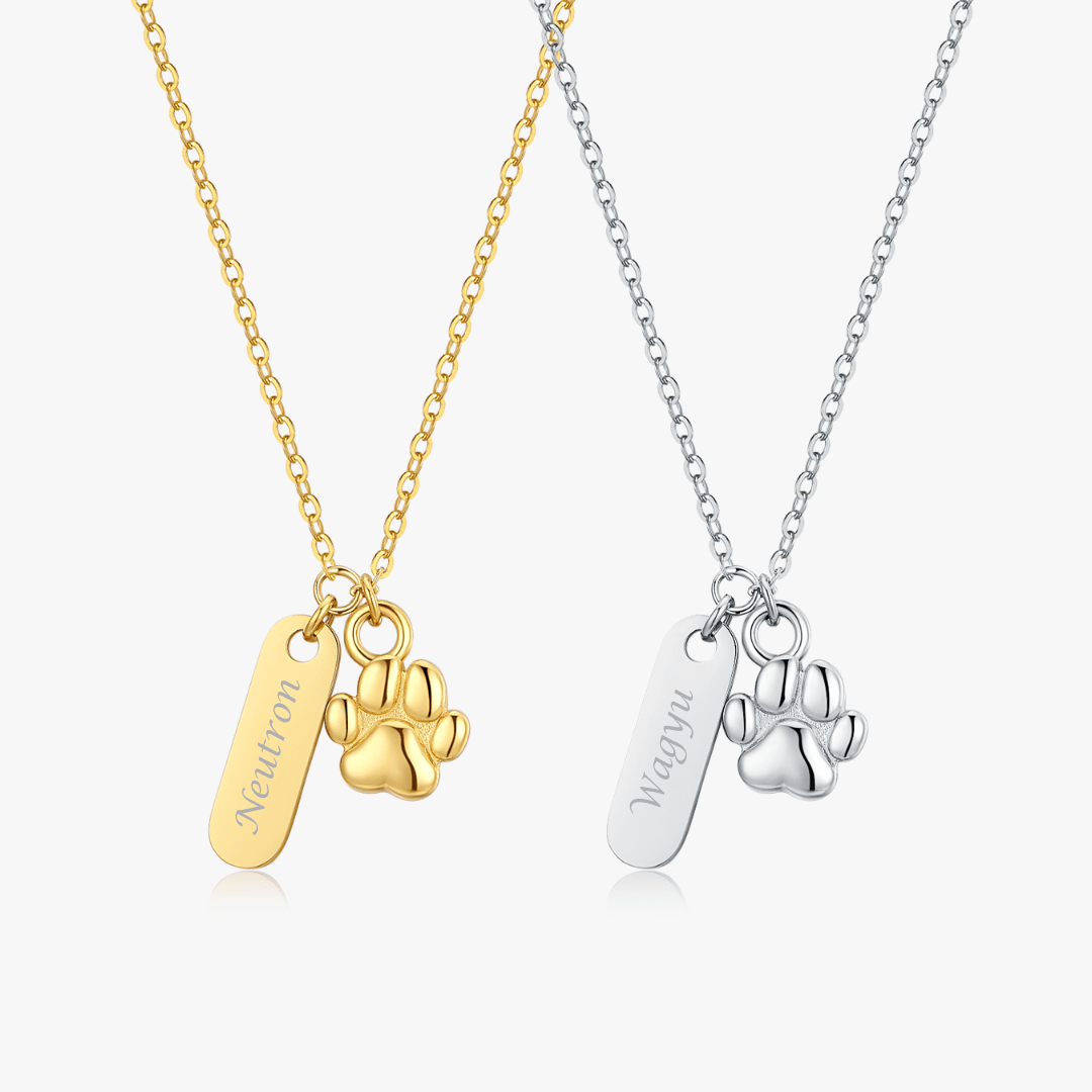 The Tag Necklace (Pawsitive Change Collection) - Flaire & Co.