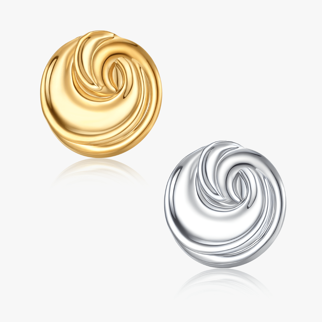 The Twisted Circle Brooch - Flaire & Co.