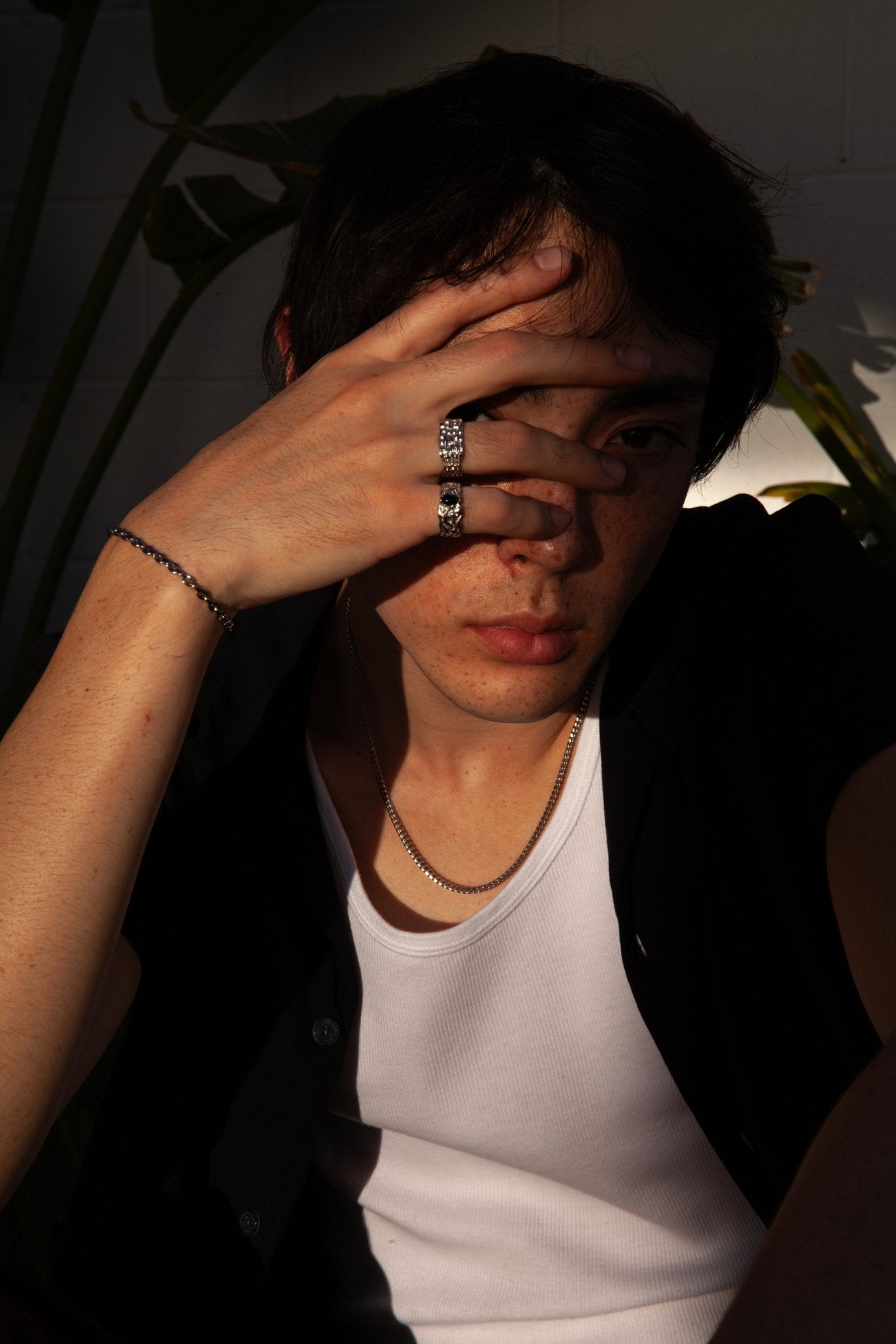 Thin Curb Silver Chain (Unisex) - Flaire & Co.