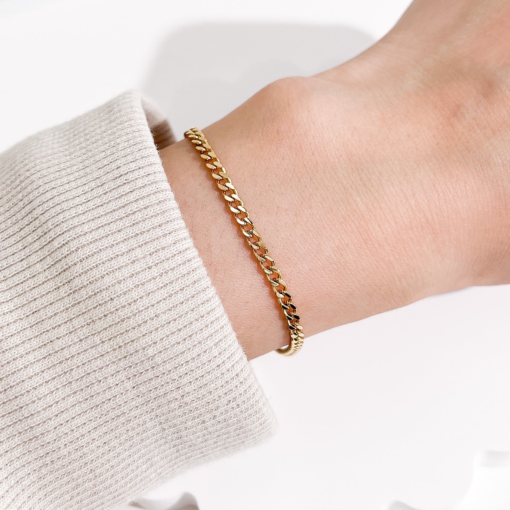 Thin Sasha Bracelet Gold - Flaire & Co.