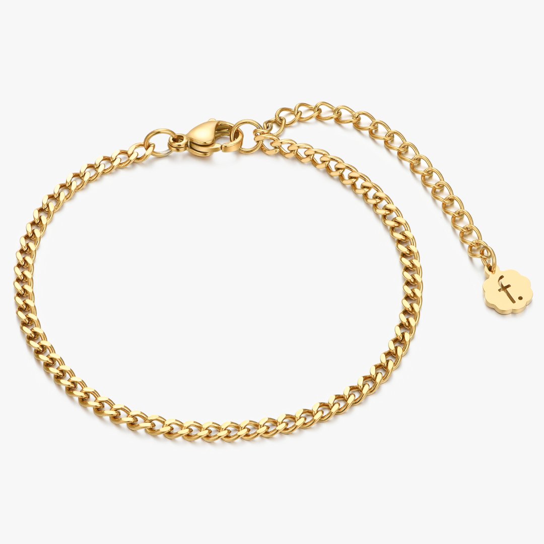 Thin Sasha Chain Anklet - Flaire & Co.