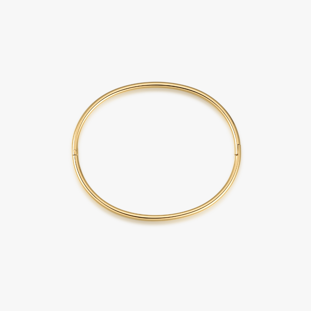 Thin Simple Stacker Cuff Bangle - Flaire & Co.