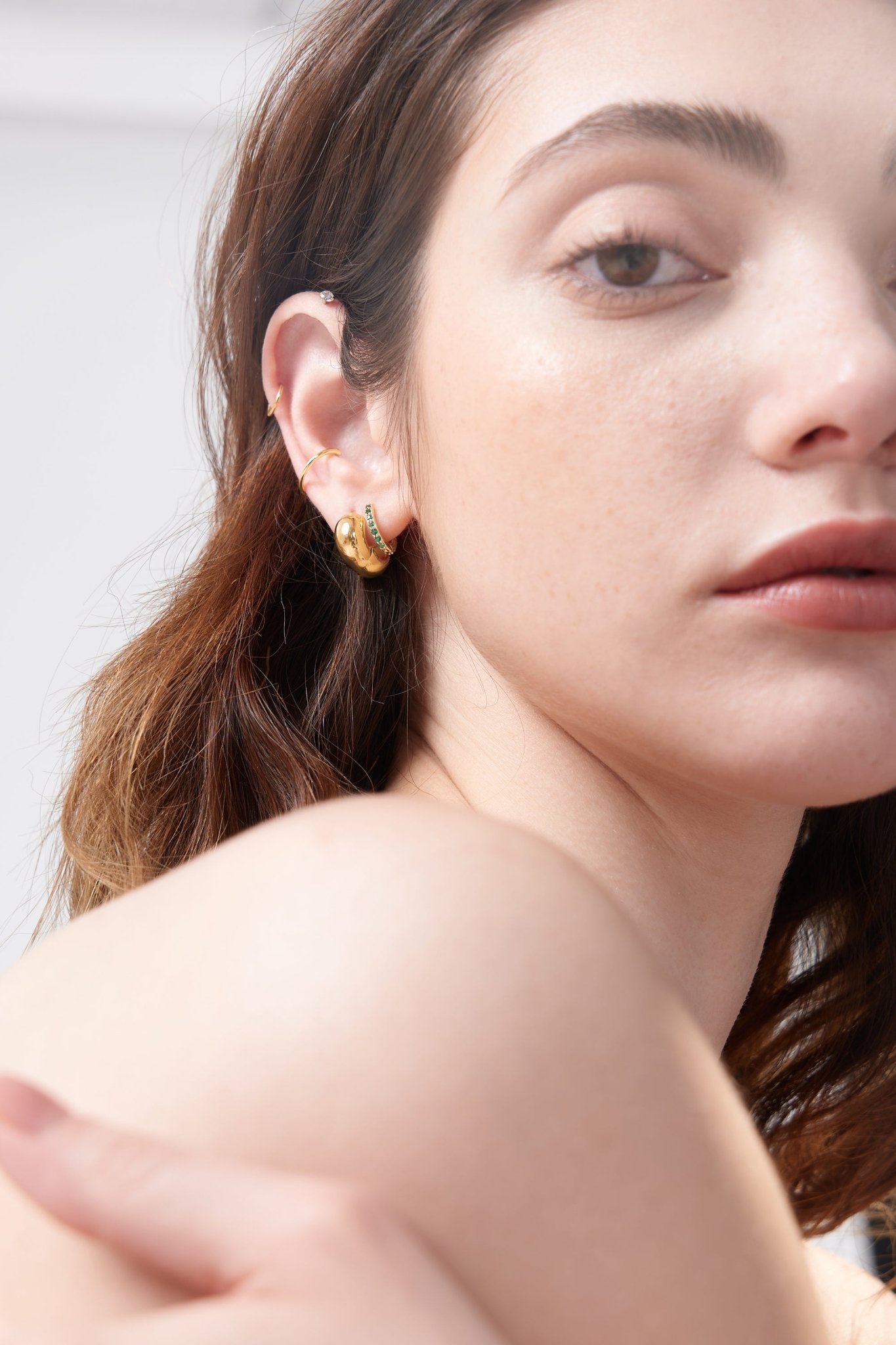 Titanium Clicker Hoops - Flaire & Co.