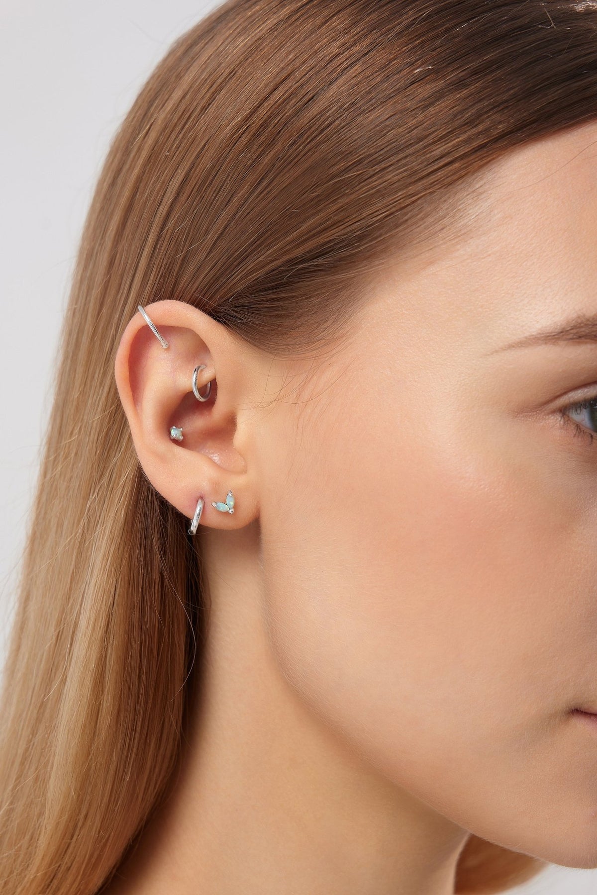 Titanium Clicker Hoops - Flaire & Co.
