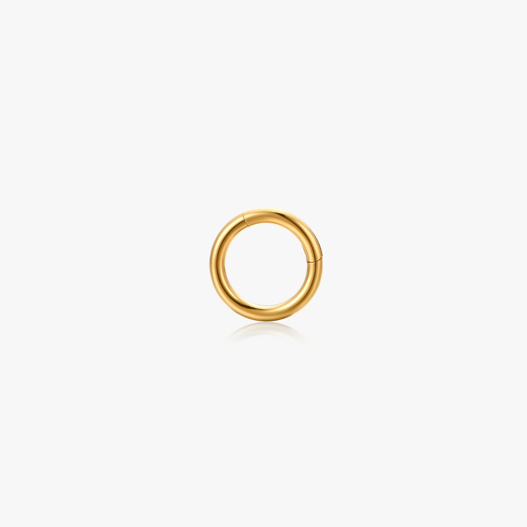 Titanium Clicker Hoops - Flaire & Co.