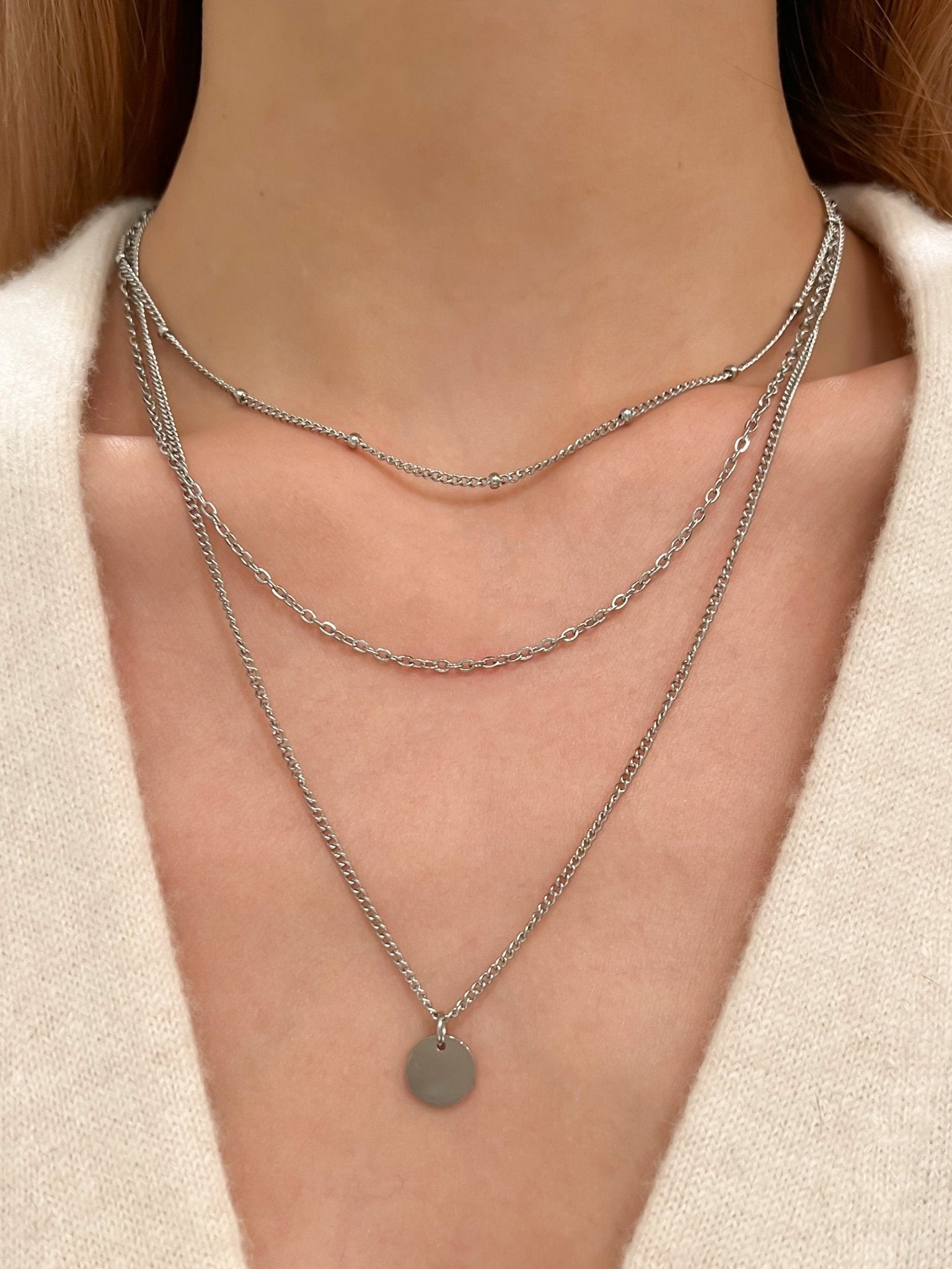 Triple Layered Necklace - Flaire & Co.